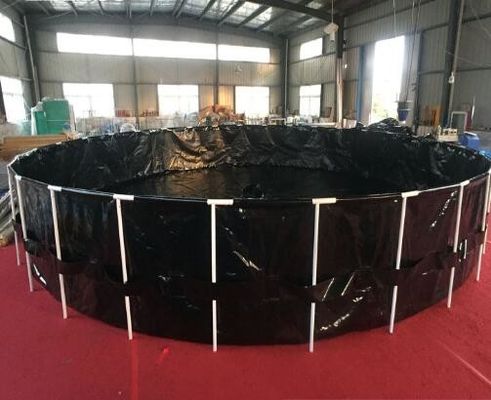 काले 6000 गैलन मछली टैंक, स्टील फ्रेम के साथ सजावटी मछली प्रजनन