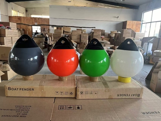 A65 मौसम प्रतिरोधी पीवीसी inflatable नाव Fender Buoys पेशेवर बड़े समुद्री Fender