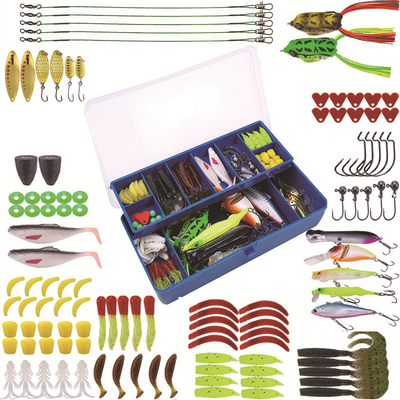 राल पीवीसी Minnow VIB सॉफ्ट वर्म बायोनिक चारा लय 110PCS/बॉक्स
