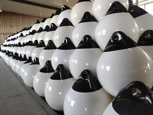 A30 D11.4*H 13.8 ((इंच) पीवीसी inflatable समुद्री बोय नौका मछली पकड़ने बोय नाव फेंडर