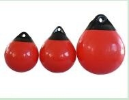 A50 यूवी प्रूफ inflatable Vinyl Boat Fender Buoys For Marine Navigation उच्च रासायनिक प्रतिरोध