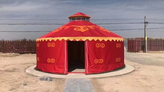 आसान और तेज़ स्थापना 6M व्यास के मंगोलियाई यर्ट्स