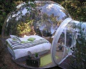 वाटर सील inflatable बबल कैंपिंग टेंट, एंटी फंगस उपचार आउटडोर बबल टेंट