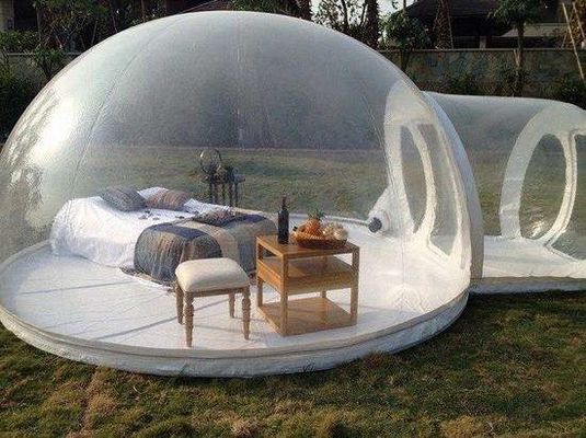 वाटर सील inflatable बबल कैंपिंग टेंट, एंटी फंगस उपचार आउटडोर बबल टेंट