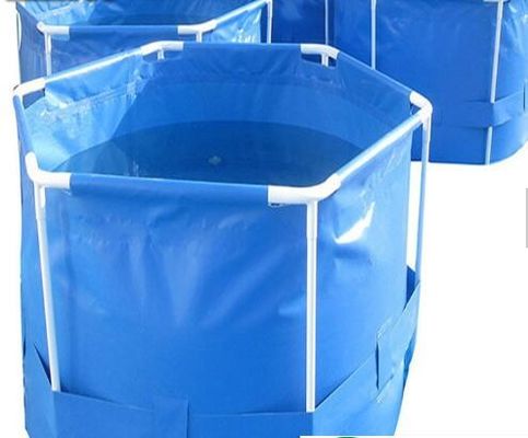 B2 B1 अग्नि प्रतिरोधी गोल आउटडोर मछली तालाब 2500L क्षार प्रतिरोधी पर्यावरण के अनुकूल