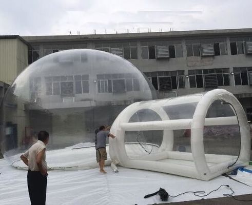 पार्टी के लिए उच्च बहुलक के साथ उच्च शक्ति विशाल पारदर्शी inflatable बुलबुला तम्बू