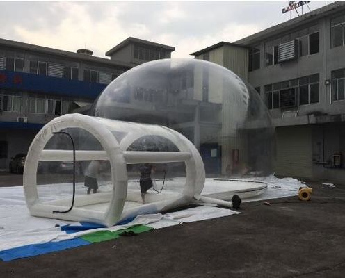 पार्टी के लिए उच्च बहुलक के साथ उच्च शक्ति विशाल पारदर्शी inflatable बुलबुला तम्बू