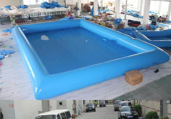 8M*6M फायरप्रूफ पीवीसी टारपॉलिन के साथ परिवार स्विमिंग पूल सामग्री के लिए inflatable स्विमिंग पूल