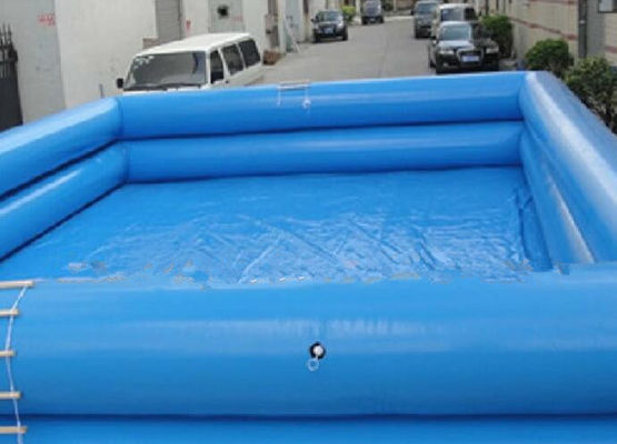 8M*6M फायरप्रूफ पीवीसी टारपॉलिन के साथ परिवार स्विमिंग पूल सामग्री के लिए inflatable स्विमिंग पूल