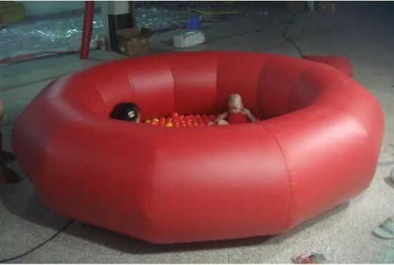 घुमावदार पीवीसी inflatable स्विमिंग पूल, 3.5M * 3.5M पीवीसी inflatable समुद्र तटों के लिए पूल स्विमिंग पूल सामग्री