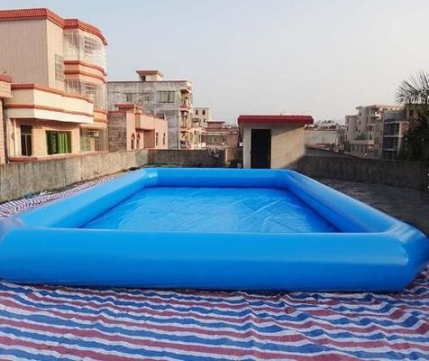 पार्कों के लिए मरम्मत किट के साथ भूमि के ऊपर दोहरे सिलाई स्विमिंग पूल