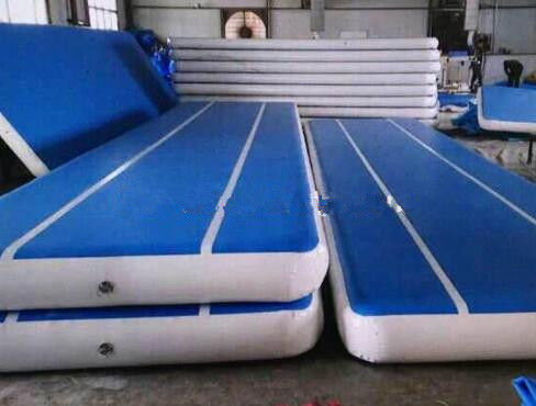 मरम्मत किट के साथ अनुकूलित inflatable जिमनास्टिक एयर मैट इंडोर मनोरंजन एयर ट्रैक मैट