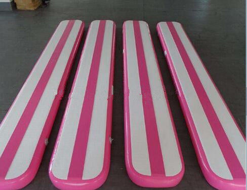 मरम्मत किट के साथ अनुकूलित inflatable जिमनास्टिक एयर मैट इंडोर मनोरंजन एयर ट्रैक मैट