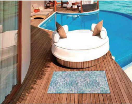 पहनने प्रतिरोधी स्विमिंग पूल फर्श मैट, साफ गैर फिसलने मैट Natatorium के लिए विरोधी फिसलने पीवीसी मैट