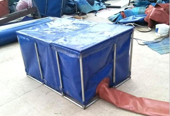 ढकने योग्य टारपौलीन मछली टैंक/ तालाब/ पूल पीवीसी समर्थन पाइप मछली टैंक Diy मछली तालाब