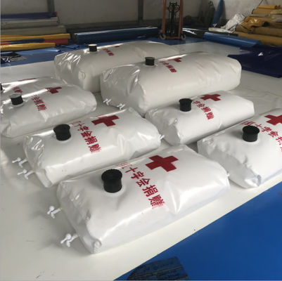 पीवीसी inflatable पानी भंडारण टैंक पानी संयंत्र घर के लिए मूत्राशय 300L सैन्य पानी टैंक