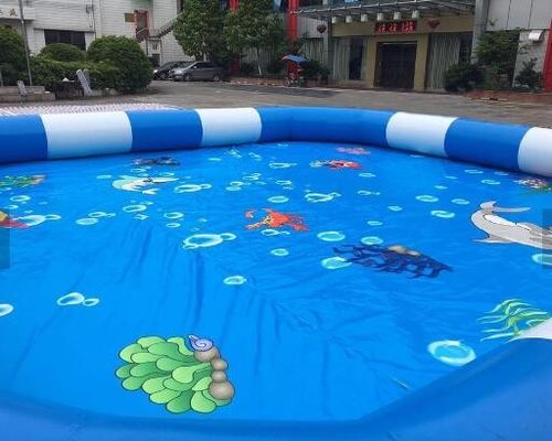 कस्टम inflatable इनडोर आउटडोर पोर्टेबल inflatable स्विमिंग पूल 3.5M*3.5M स्विमिंग पूल सामग्री