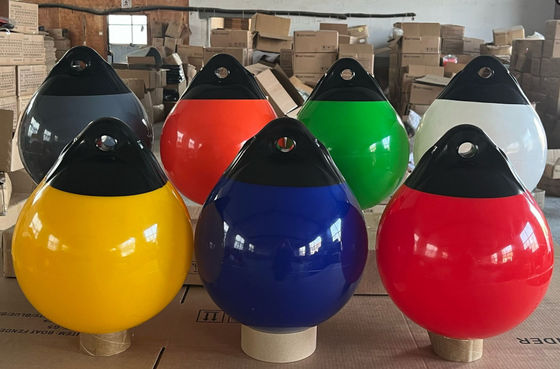 A55 D 21.6" *H 23.6" ((इंच) inflatable UV Proof Boat Fender Fairway Float Dock Buoy