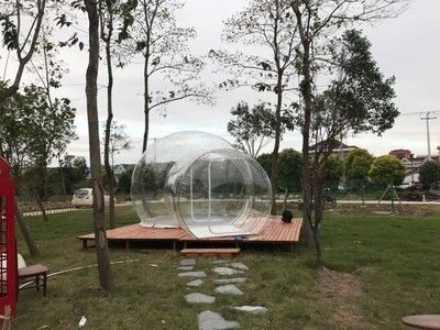 होटल स्पष्ट inflatable बुलबुला तम्बू, आउटडोर inflatable कैंपिंग के लिए पारदर्शी तम्बू