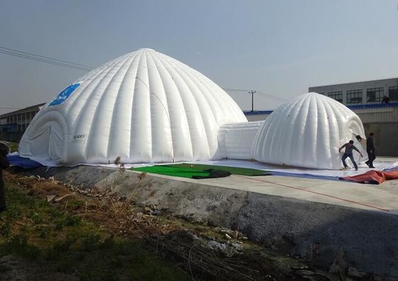 आउटडोर inflatable बुलबुला लॉज पार्टी टेंट, ब्लो अप शादी के टेंट प्रदर्शनी इग्लू