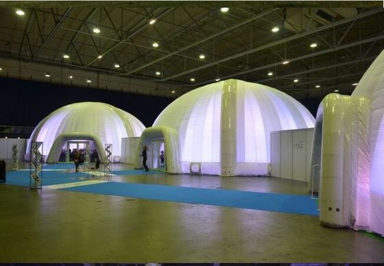 आउटडोर inflatable बुलबुला लॉज पार्टी टेंट, ब्लो अप शादी के टेंट प्रदर्शनी इग्लू