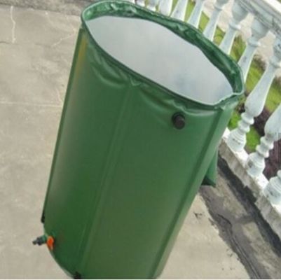 लचीला 100L तह पीवीसी पानी बट बारिश बैरल बगीचे वर्षा जल कलेक्टर के लिए