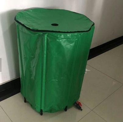लचीला 100L तह पीवीसी पानी बट बारिश बैरल बगीचे वर्षा जल कलेक्टर के लिए