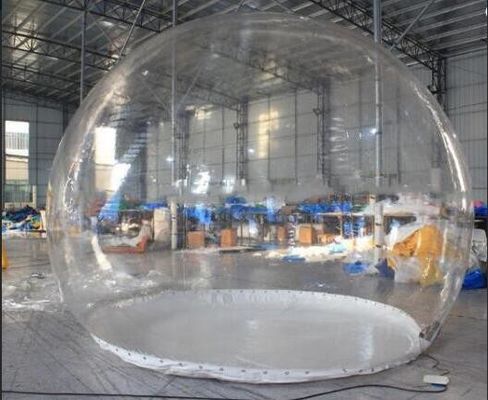पीवीसी पारदर्शी विशाल inflatable शो बॉल, क्रिसमस पदोन्नति के लिए inflatable बर्फ के गोले