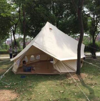 100% कपास कैनवास आग retardant Tarpaulin आउटडोर शिविर घंटी टेंट