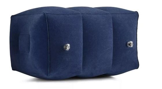 पोर्टेबल पीवीसी और फ्लैकिंग फुट कुशन inflatable footrest cushion