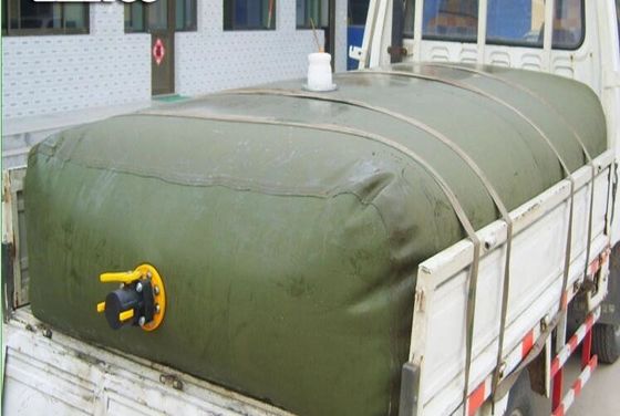 10000L डीजल ब्लेडर ईंधन टैंक लचीला सैन्य कच्चे तेल भंडारण टैंक तरल प्रतिधारण ईंधन ब्लेडर