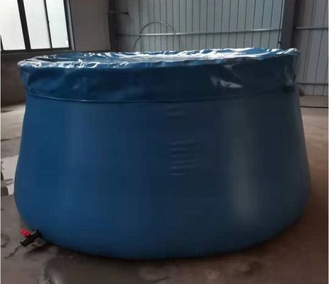अनुकूलित रंग 7000L लचीला प्याज के आकार का टारपौलीन पानी टैंक पोर्टेबल पानी टैंक