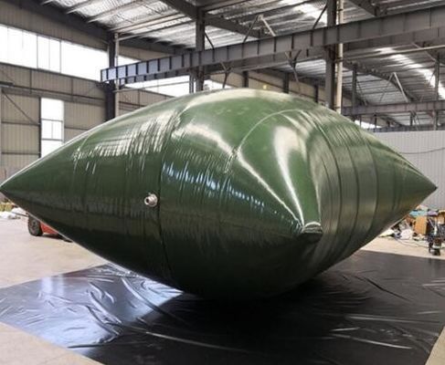 फोल्डेबल सॉफ्ट पीवीसी टारपौलीन 10000L सिंचाई पानी टैंक पोर्टेबल पानी टैंक भंडारण के लिए इस्तेमाल किया