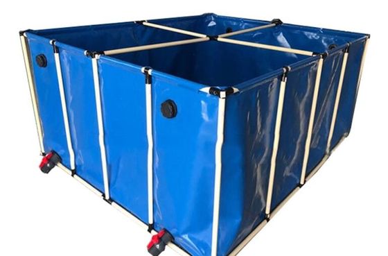 मोटाई 1.0 मिमी 100000L पीवीसी फोल्डेबल Tarpaulin मछली टैंक मछली तालाब प्लास्टिक टैंक डाइ मछली तालाब