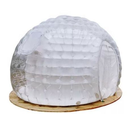 पीवीसी लटकन व्यास 5M inflatable बुलबुला शिविर तम्बू inflatable बुलबुला शिविर तम्बू