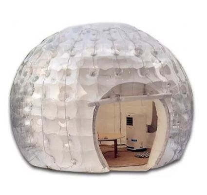 पीवीसी लटकन व्यास 5M inflatable बुलबुला शिविर तम्बू inflatable बुलबुला शिविर तम्बू