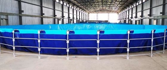 50000L फोल्डेबल पीवीसी लटकन मछली पालन टैंक मछली तालाब प्लास्टिक टैंक आउटडोर मछली तालाब