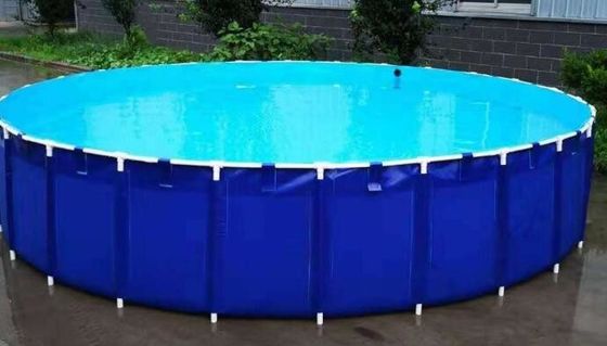 50000L फोल्डेबल पीवीसी लटकन मछली पालन टैंक मछली तालाब प्लास्टिक टैंक आउटडोर मछली तालाब