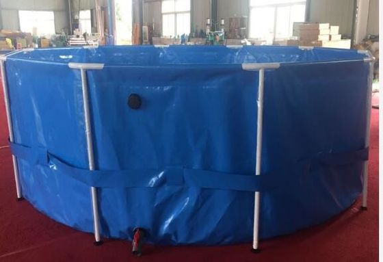 40000L फोल्डेबल पीवीसी लटकन गोल मछली टैंक मछली तालाब प्लास्टिक टैंक आउटडोर मछली तालाब