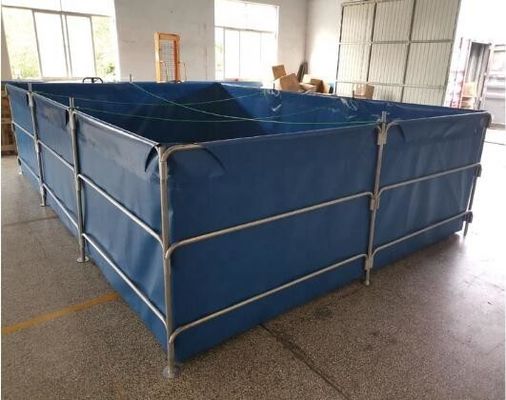 आउटडोर और इनडोर 30000L पीवीसी टारपॉइल फोल्डेबल मछली टैंक मछली तालाब प्लास्टिक टैंक