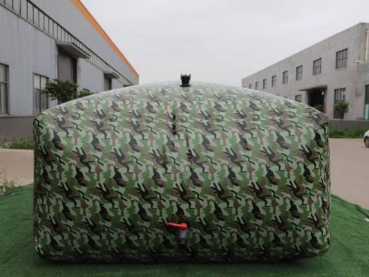 छलावरण रंग लचीला पानी भंडारण ब्लेड 20000L पोर्टेबल पानी टैंक