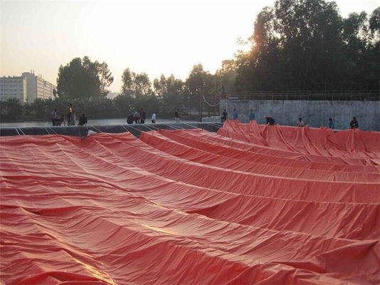 500 टन 1.0 मिमी टारपौलीन मीथेन भंडारण टैंक पोर्टेबल भंडारण टैंक उच्च शक्ति सामग्री