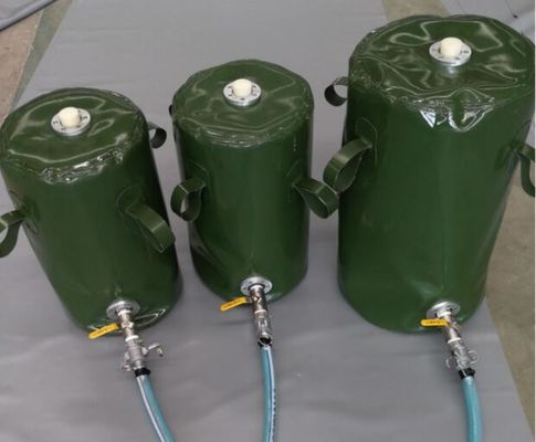 50L 100L 1.0MM मोटाई स्थानांतरित लचीला डीजल ईंधन ब्लेडर तरल प्रतिधारण ईंधन ब्लेडर