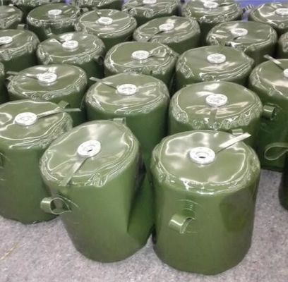 50L 100L 1.0MM मोटाई स्थानांतरित लचीला डीजल ईंधन ब्लेडर तरल प्रतिधारण ईंधन ब्लेडर