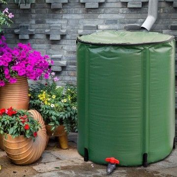 पीईवीए पीवीसी 160L वर्षा जल संग्रह तह के लिए पेड़ पानी के थैले