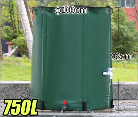पीवीसी रेन सेवर बैरल 750L फोल्डेबल फॉर फार्म हाउस गार्डन OEM सर्विस