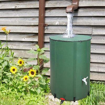 पीवीसी रेन सेवर बैरल 750L फोल्डेबल फॉर फार्म हाउस गार्डन OEM सर्विस