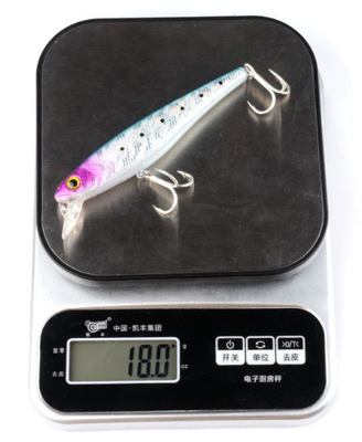 2 प्लास्टिक नकली मछली का चारा12.5 सेमी 18G दूर फेंकें Crankbait