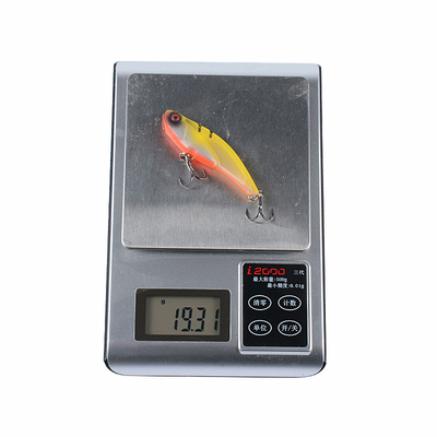बहुत लंबा शॉट वीआईबी मछली पकड़ने का आमिष 6 रंग 6.90CM/19.30g 8# हुक