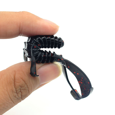 झींगा बायोनिक सिलिकॉन कीड़ा नरम मछली पकड़ने के लिए आमिष 12 रंग 8CM 4.5g 10PCS/बैग